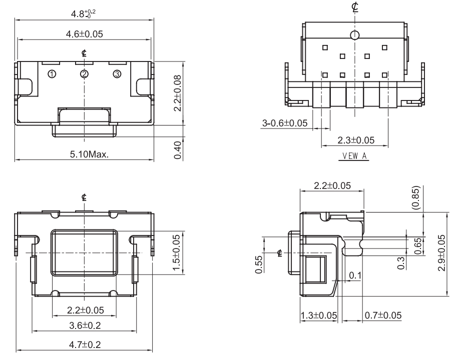 THBM03-A035NB-R-A 尺寸圖
