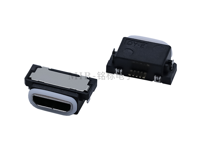 IPX7防水沉板5PIN MICRO USB連接器